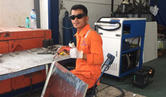光纤激光焊接机在印度尼西亚使用良好
